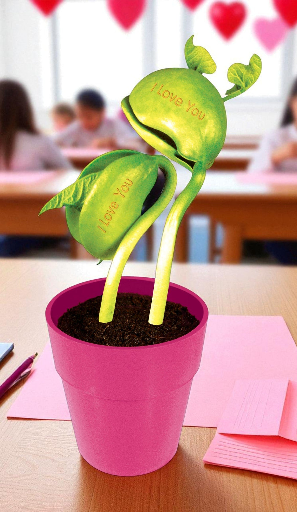 "I Love You" Bean Terrarium