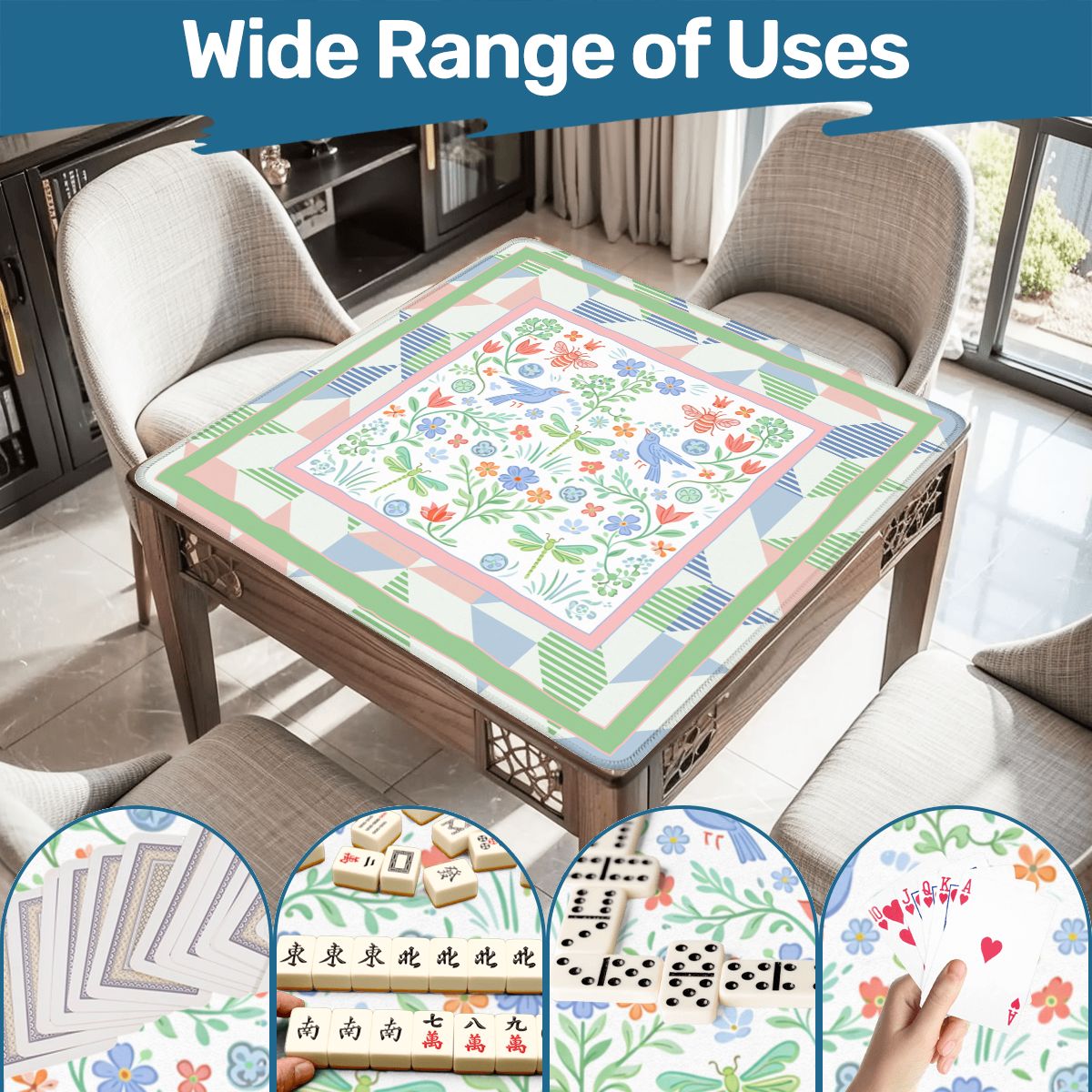 Secret Garden Of Eden Mahjong Mat